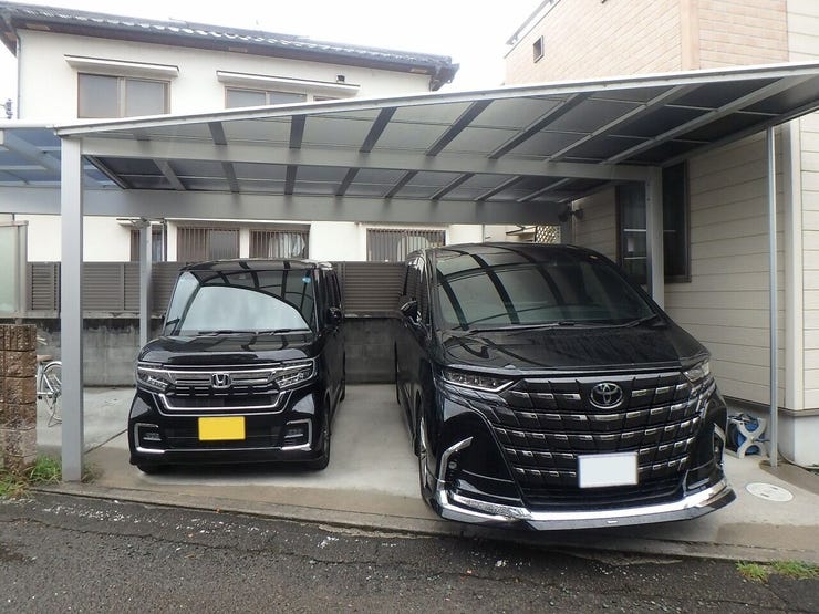 駐車スペース(雨天時)