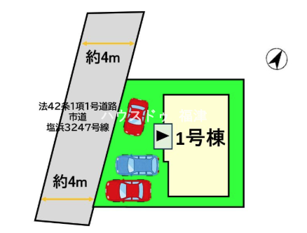 《福岡市東区塩浜1丁目 新築戸建》
※現況優先