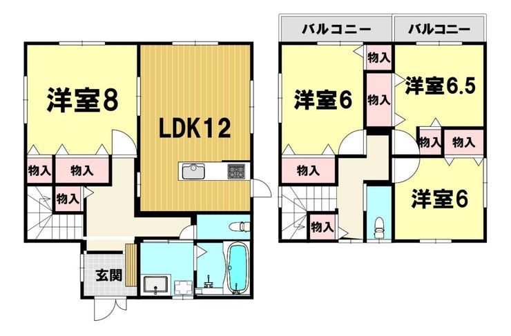 家族の暮らしを楽しむ4LDK