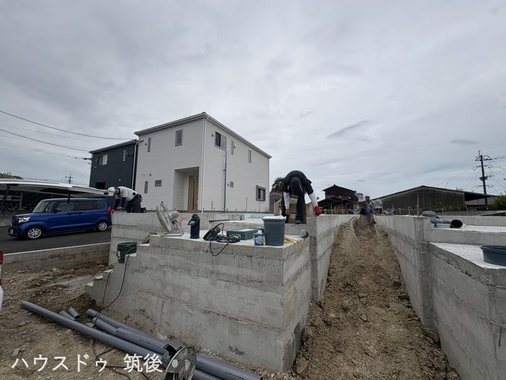 【着々と工事が進む建築中の現地】陽当たり具合や周囲のまちなみを実際にお確かめいただけます!完成前だからこそ見られる魅力も豊富です。