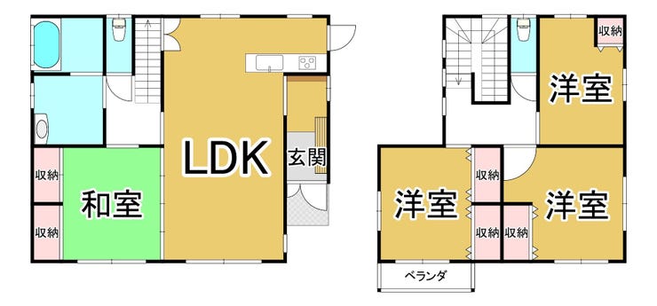 【間取り】
9月23日まで現況販売!国分南小まで徒歩9分!築25年の4LDK!駐車4台!ハウスメーカー造り!