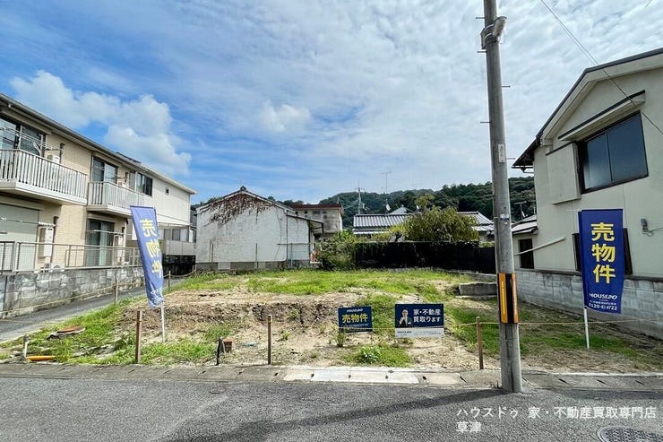 【外観】
■白川疎水の桜並木まで徒歩6分、東山の緑に囲まれた四季を感じる住環境■建築条件なし・約52坪