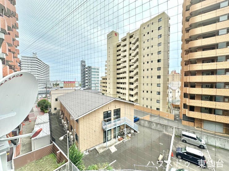 街並みがすっきり見渡せる景色