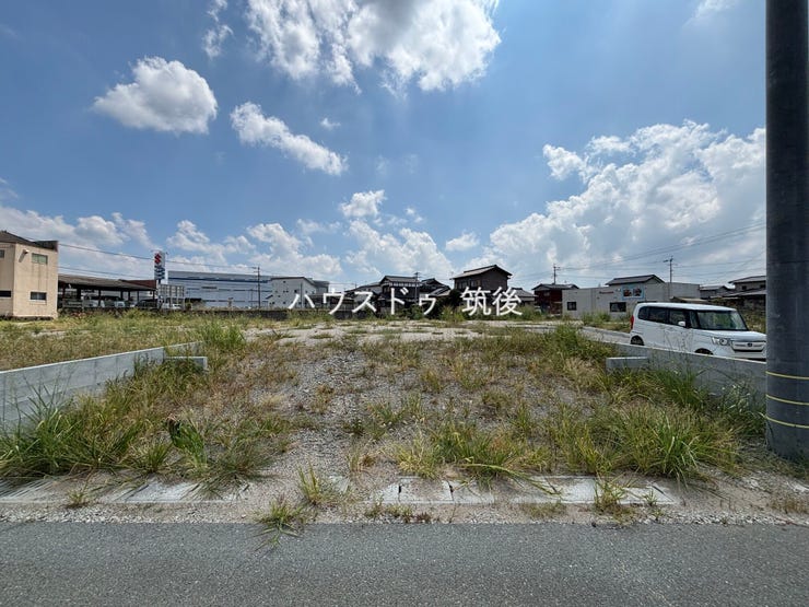 【外観】
全6区画で最も広い約83坪の4号地。建築条件なしのゆとりある土地です。