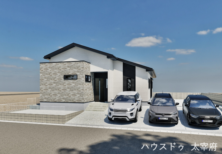【外観】
■所在地:太宰府市石坂2丁目
■建物構造:木造
■駐車台数:3台
■現況:建築中(2026年11月完成予定)
■引渡日:相談
掲載画像は完成予想イメージ図です。