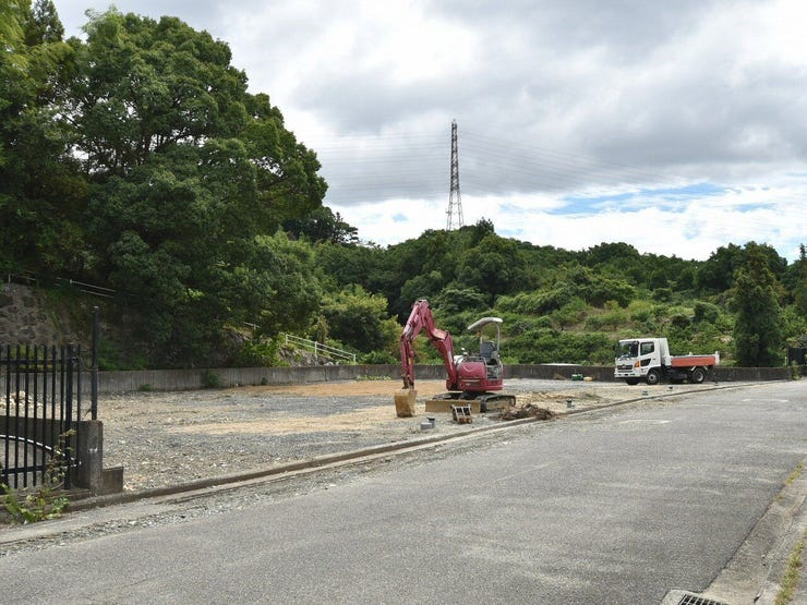 分譲予定地全体を北西側より撮影 2026.09.07