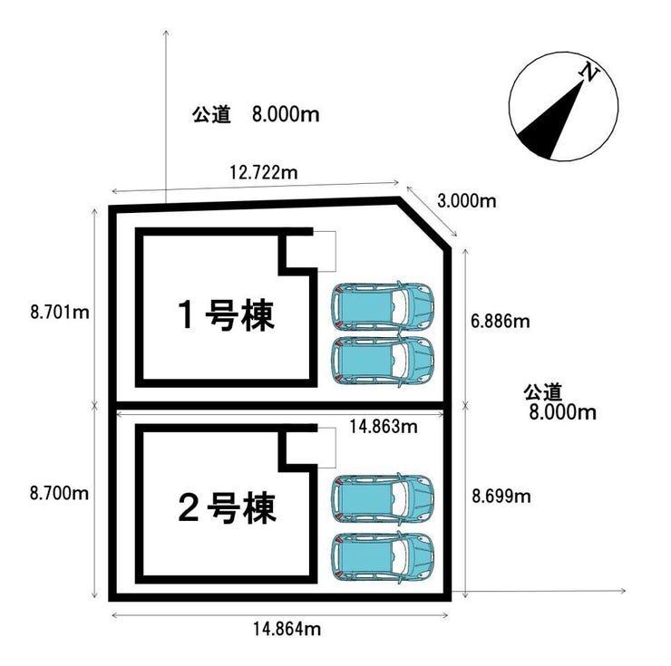 《区画図》
2号棟となります。