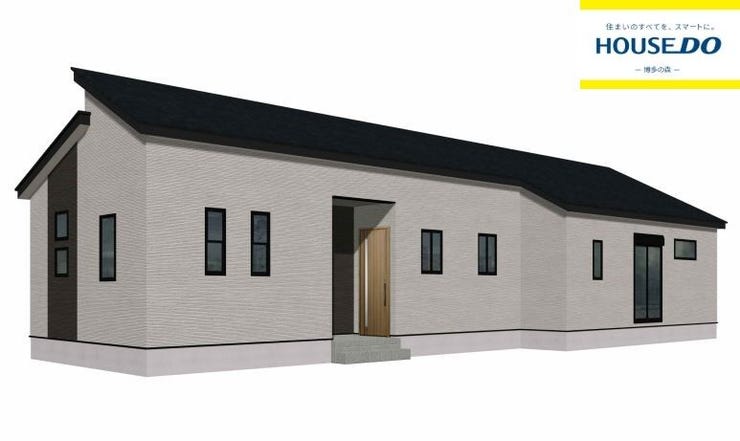 【外観】
◎平屋建て!お庭付き♪
◎小学校徒歩約7分!
◎パントリーやWIC有♪