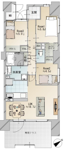 【間取り】
