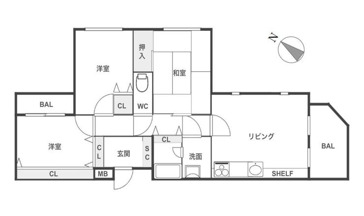 【間取り】