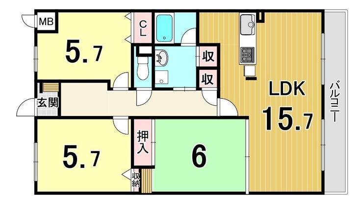 【間取り】