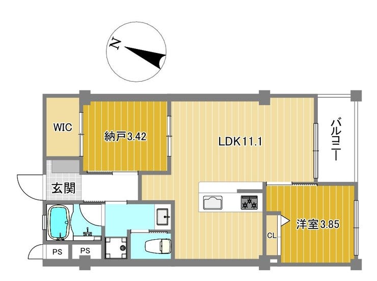 【間取り】
★令和4年フルリフォーム歴有り!即日のご見学にもご対応可能ですのでお気軽にお申し付け下さい♪