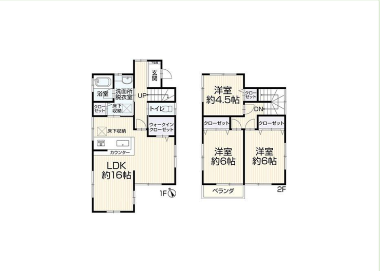 【間取り】
【Floor Plan】
3LDK+カースペース1台
※図面と完成時に相違がある場合は現況優先とします。