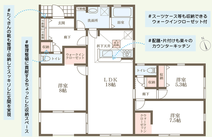 【間取り】
■土地面積:207.07m2
■建物面積:93.57m2