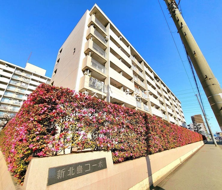 【外観】
★新北島コーポ3号棟・外観写真