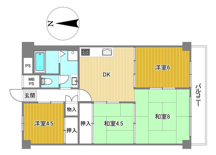 【間取り】
★ペット飼育可能♪大切なペットと一緒に暮らせます♪