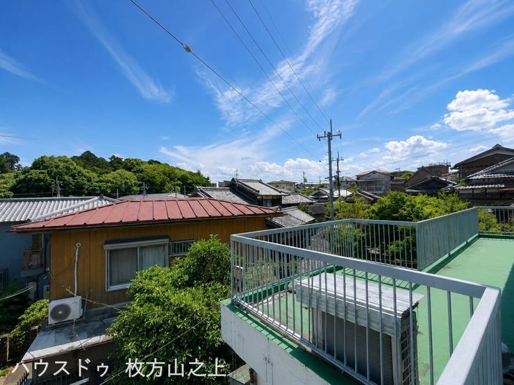 空が広く感じられる気持ちの良い眺望です。
