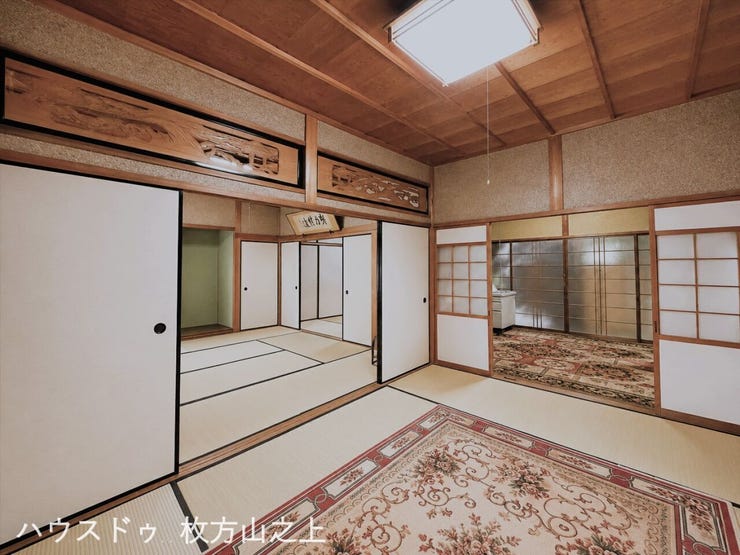 4部屋続き間和室。