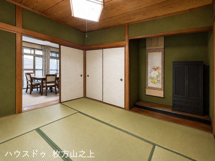 床の間を備えた趣のある和室。客間やくつろぎのスペースとしても活用できます。