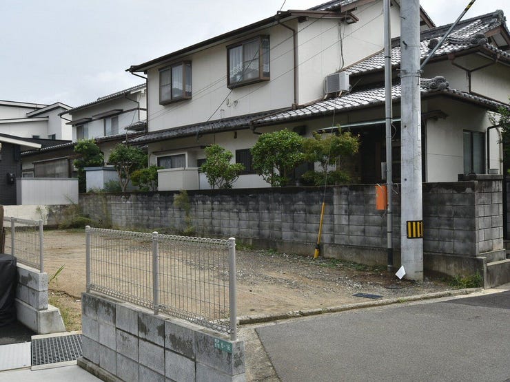建設地を北西側より撮影 2026.09.12