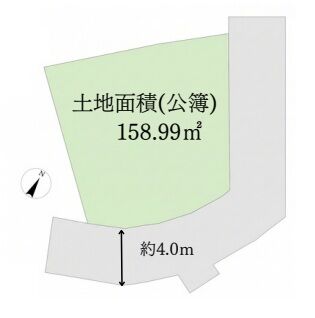約48.09坪の敷地!