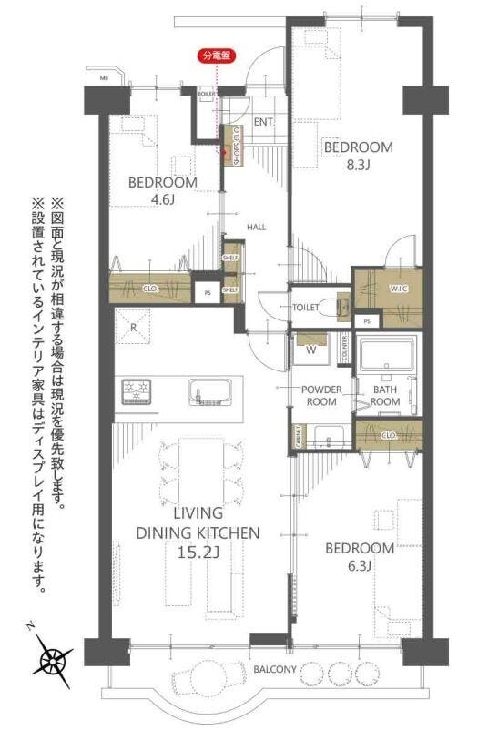 【間取り】
家事がはかどるスムーズな動線と、『ここに欲しかった!』と思える収納がうれしい間取りです。