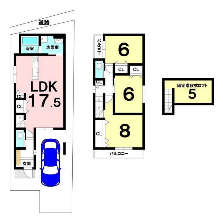 【建物プラン例(間取り図)】