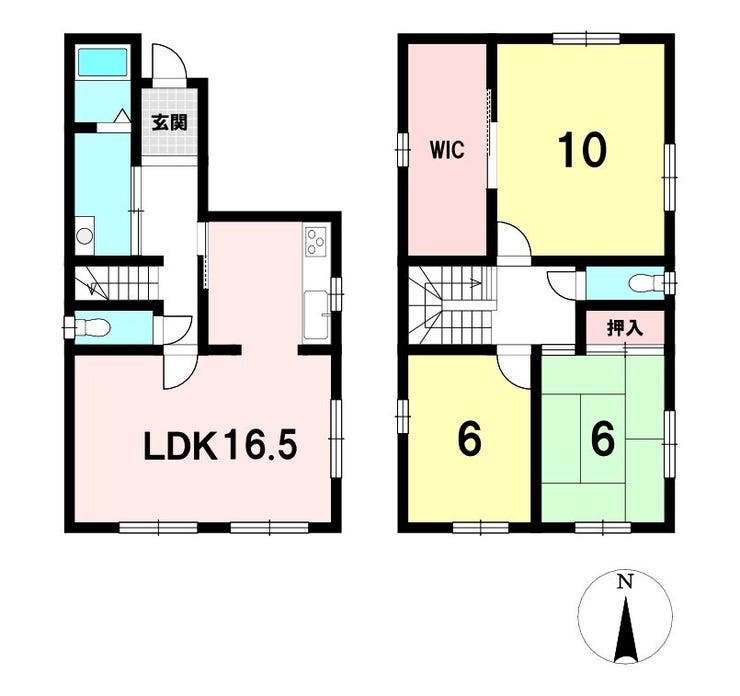 【間取り】
【3LDK】
1階がLDKのみの設計のため仕切りや壁が少なく、リビング全体が明るく広々と感じられ間取りです♪
自然光がたっぷり差し込み、家族がゆったりと過ごせる開放的な空間を実現します!