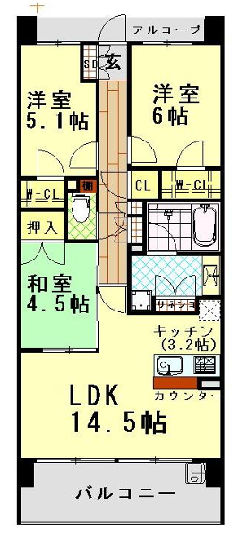 【間取り】