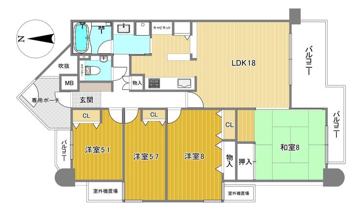 【間取り】
★こちらの物件は随時ご見学可能となっておりますのでお気軽にお申し付けください♪