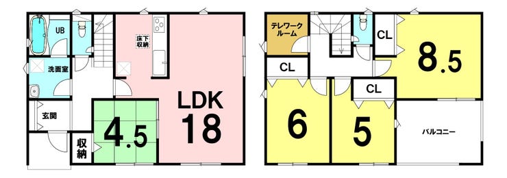 【間取り】
【佐賀市天祐第7 1号棟】