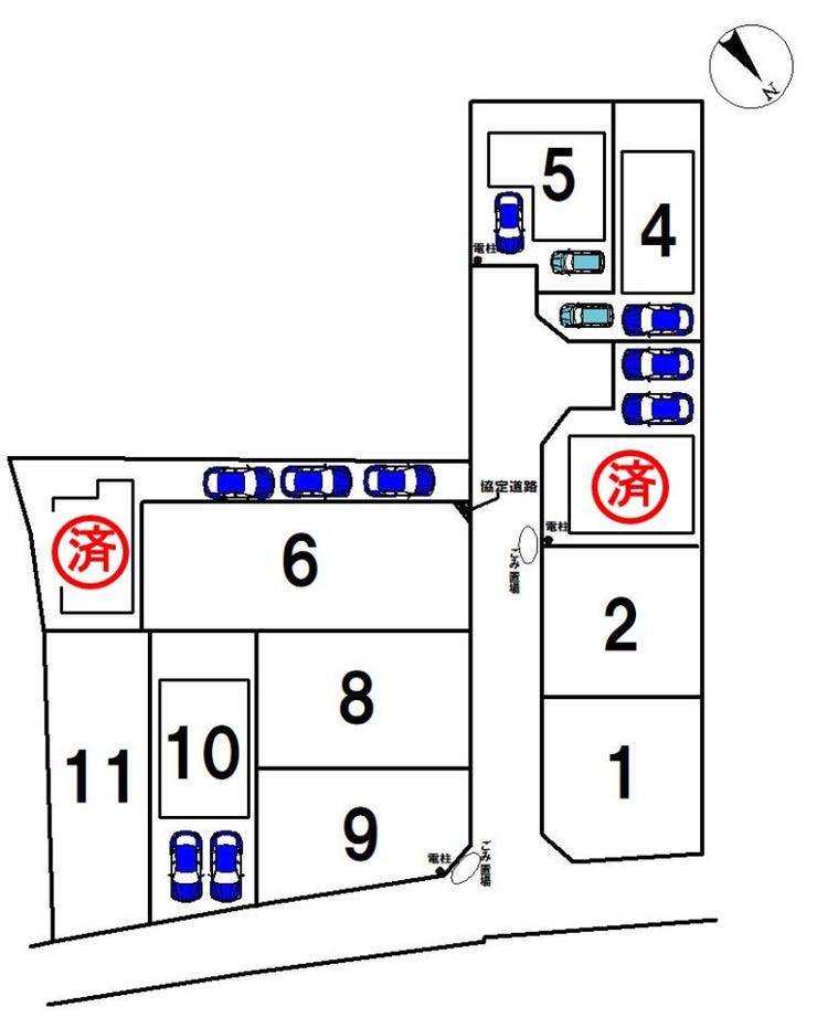 【全体区画図】
5号棟