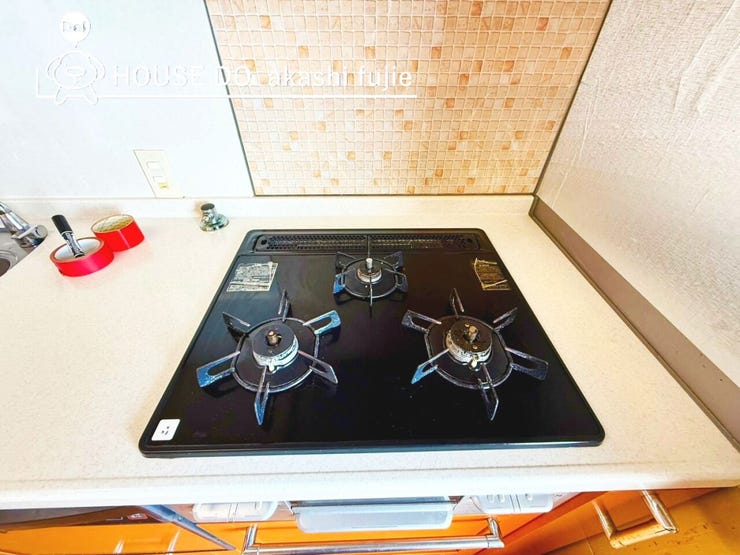 三口コンロでお料理が捗ります