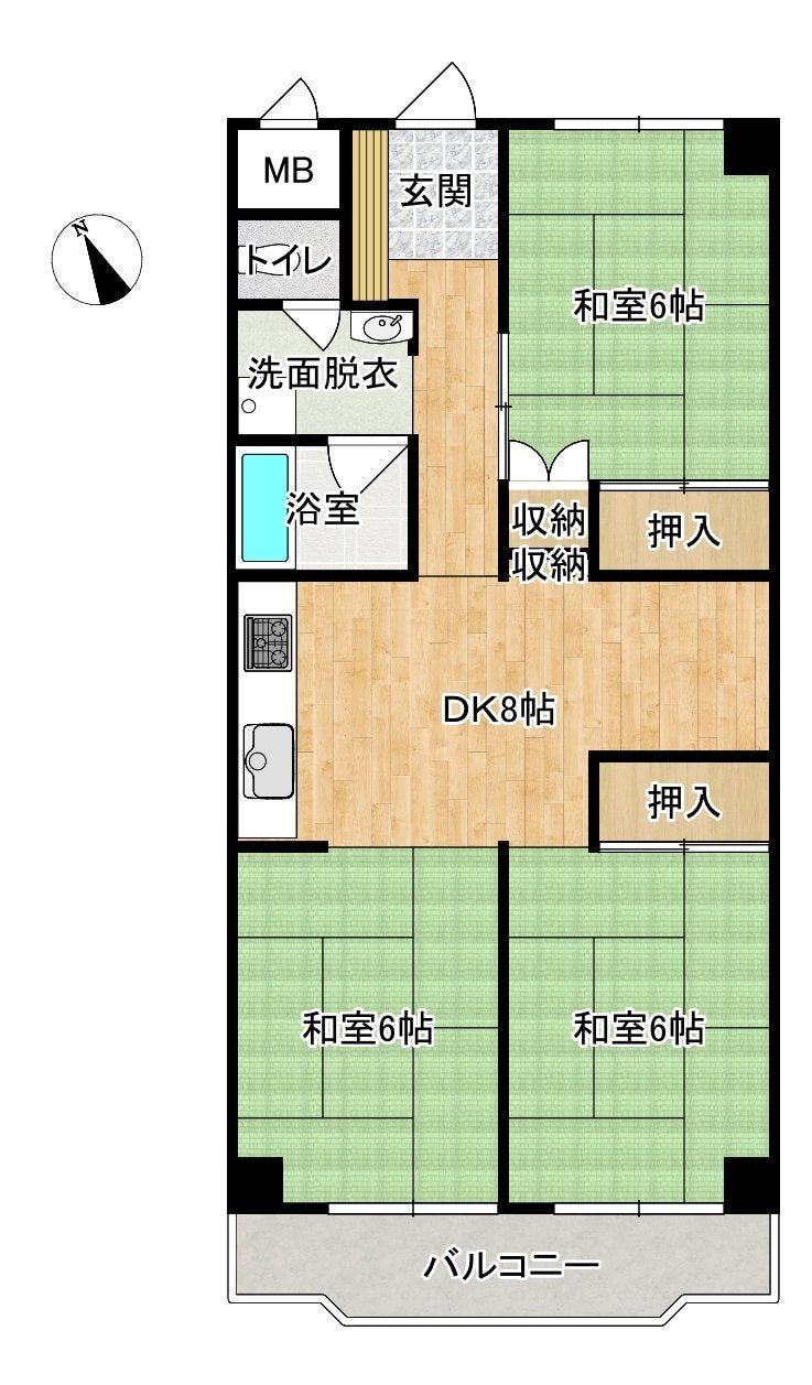 【間取り】
【9月20日まで現況販売】