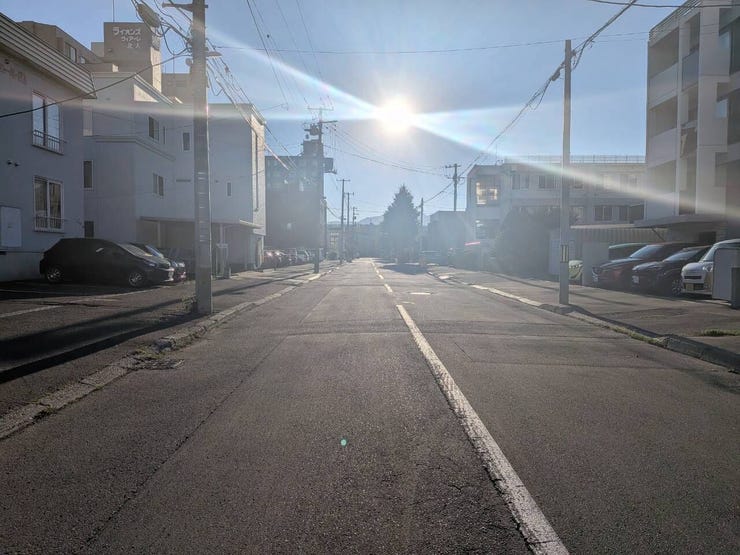 前面道路