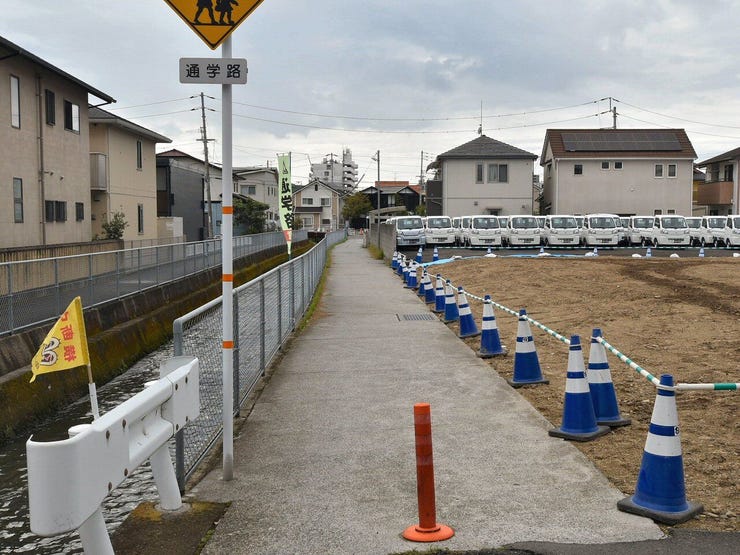分譲予定地の南側道 2026.09.13