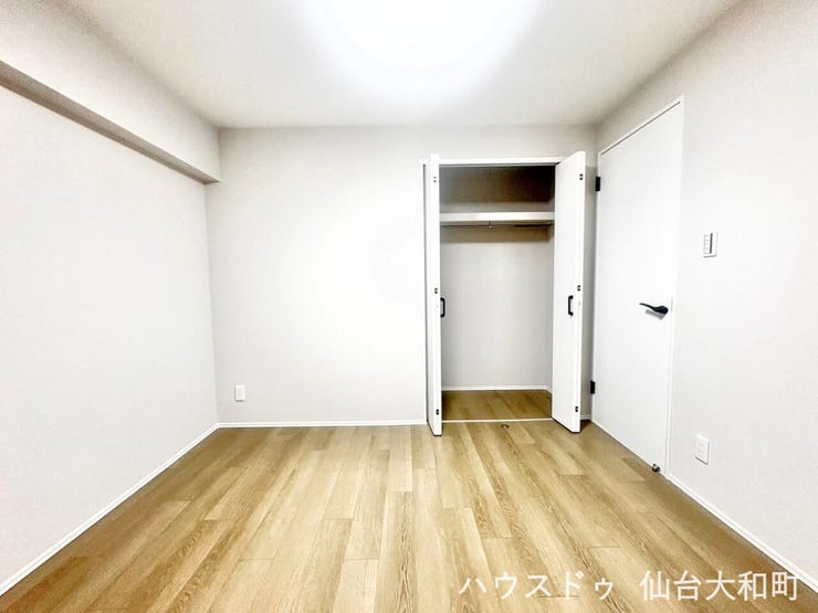 各居室収納があり、居住空間を広々使えます♪