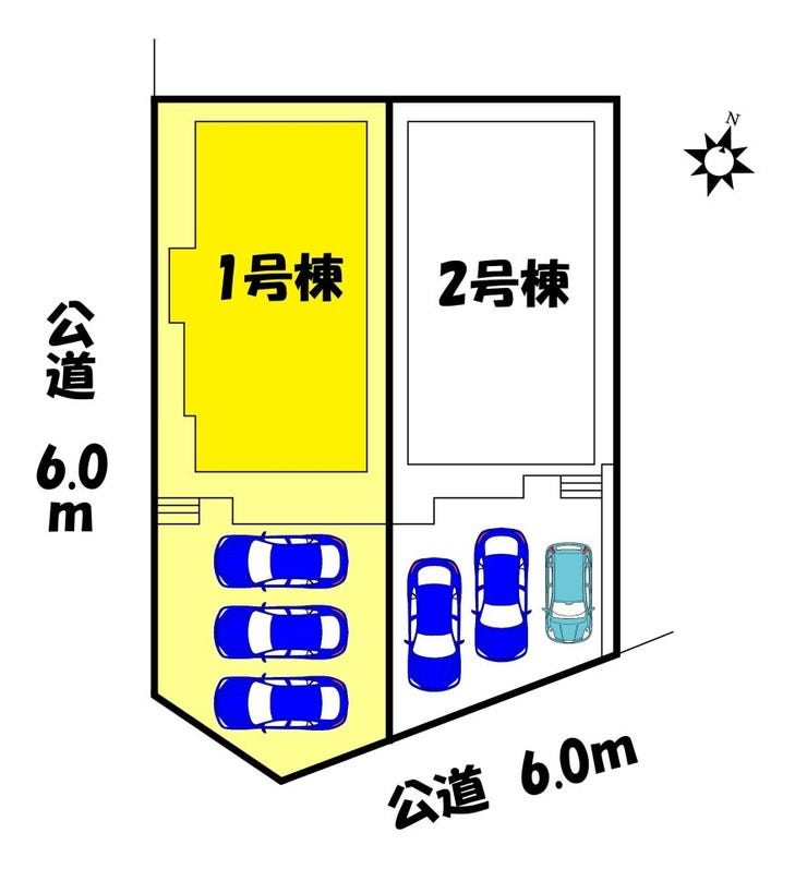 【区画図】
【区画図】1号棟