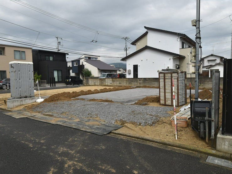 【外観写真】
建設地を南西側より撮影 2026.09.13