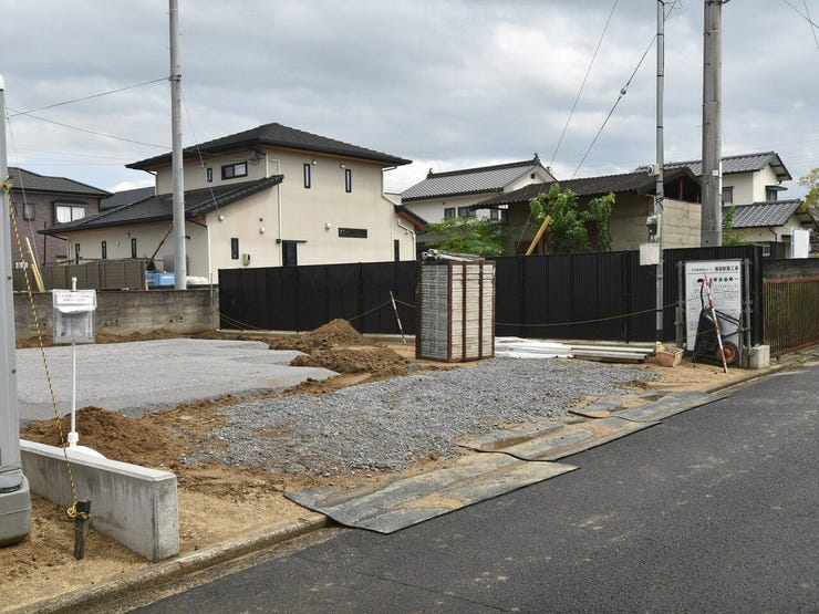 建設地を北西側より撮影 2026.09.13