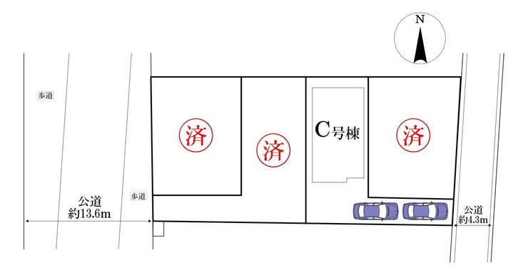 ◎区画図:C号棟