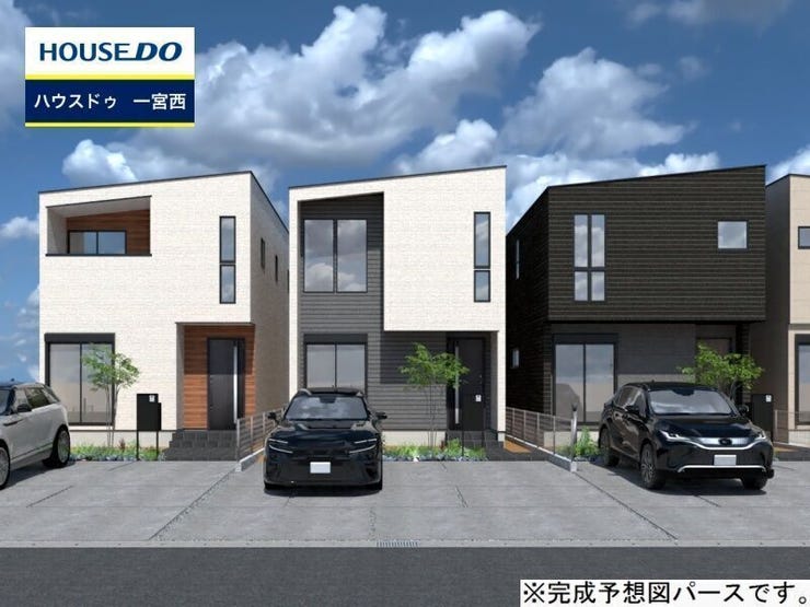 【外観パース】
◆見学予約受付中◆ 現地をご覧いただき、周辺環境なども一緒にご確認いただけます!