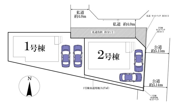 ◎区画図:1号棟
