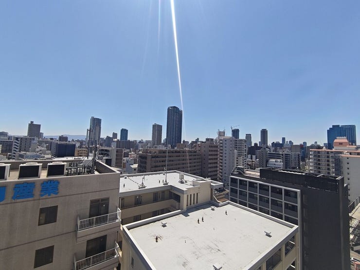 高層階のため、通風・眺望・陽当たりも良好です◎