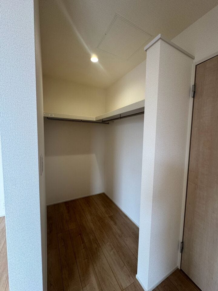 大容量のウォークインクローゼット
※同社施工例