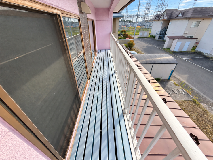 ■2階のお部屋からバルコニーへ出ることができます。