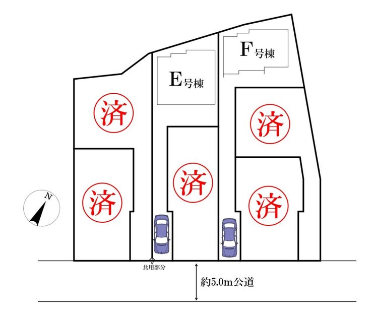 ◎区画図:E号棟