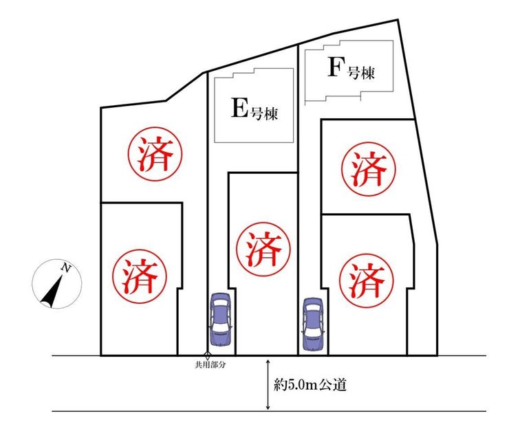 ◎区画図:F号棟