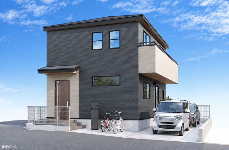 【外観】
南区六ツ川3丁目の新築戸建です。カースペース、2AWYバルコニー付きの好物件、小学校も近いので通学に大変便利な立地です。