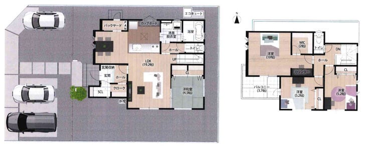 【間取り】
■3号地・4LDK■